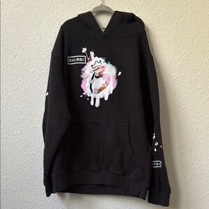YouTuber Briana Black Hoodie with Colorful Graphic